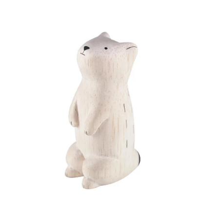 Tiny Wooden Prairie Dog - KESTREL