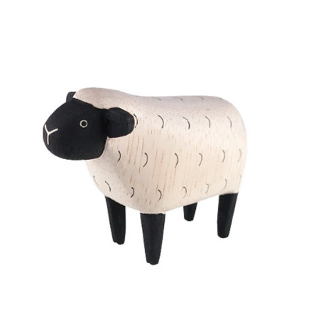 Tiny Wooden Sheep - KESTREL