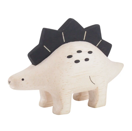 Tiny Wooden Dino Stegosaurs - KESTREL