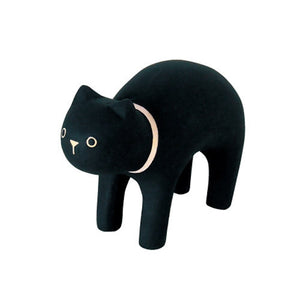 Tiny Wooden Black Cat - KESTREL