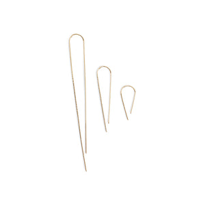 Yellow Gold Filled Trace Earrings