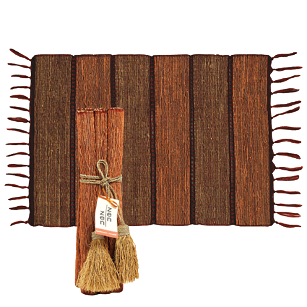 Vetiver Placemat - Brick Red